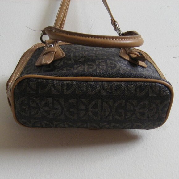 Giani Bernini Block Signature Mini Crossbody Bag, Brown Tan - Picture 3 of 10